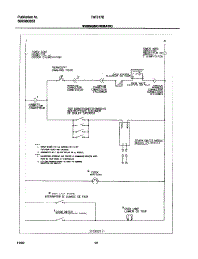12 - Wiring Schematic parts for Tappan Range TGF317BUA from AppliancePartsPros.com