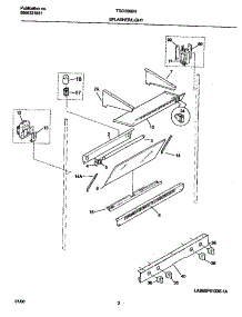 06 - Splasher parts for Frigidaire Range TGO356BHW3 from AppliancePartsPros.com