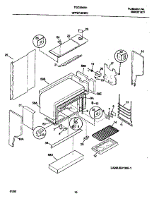 08 - Upper Body parts for Frigidaire Range TGO356BHW3 from AppliancePartsPros.com