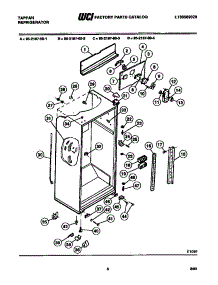 04 - Control parts for Frigidaire Refrigerator 95-2187-00-3 from AppliancePartsPros.com