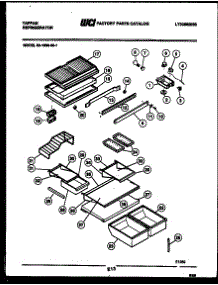 04 - Shelves And Supports parts for Frigidaire Refrigerator 95-1999-23-01 from AppliancePartsPros.com