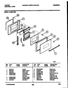 04 - Door Parts parts for Frigidaire Oven 12-2299-10-05 from AppliancePartsPros.com
