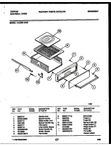 05 - Broiler Drawer Parts parts for Frigidaire Oven 12-2299-10-05 from AppliancePartsPros.com