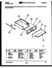 04 - Drawer Parts parts for Frigidaire Oven 12-4990-00-01 from AppliancePartsPros.com