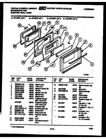 06 - Lower Oven Door Parts parts for Frigidaire Oven 57-6707-10-02 from AppliancePartsPros.com