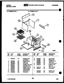 06 - Wrapper And Body Parts parts for Frigidaire Oven 12-6699-00-01 from AppliancePartsPros.com