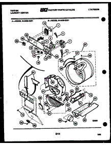 03 - Console, Control And Drum parts for Frigidaire Washer Dryer Combo 44-2408-23-01 from AppliancePartsPros.com