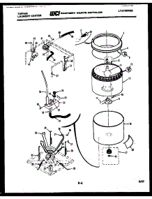 05 - Tubs, Water Valve And Lid Switch parts for Frigidaire Washer Dryer Combo 44-2417-00-01 from AppliancePartsPros.com