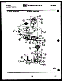 06 - Washer Drive System And Pump parts for Frigidaire Washer Dryer Combo 44-2408-23-01 from AppliancePartsPros.com