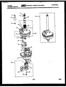 07 - Transmission Parts parts for Frigidaire Washer Dryer Combo 44-2417-00-01 from AppliancePartsPros.com
