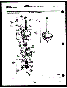 07 - Transmission Parts parts for Frigidaire Washer Dryer Combo 44-2408-23-01 from AppliancePartsPros.com