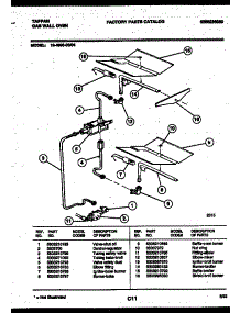 05 - Gas Control parts for Frigidaire Oven 12-4990-00-04 from AppliancePartsPros.com