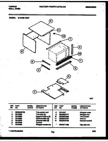 03 - Upper Body Parts parts for Frigidaire Oven 57-2709-00-07 from AppliancePartsPros.com