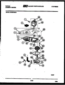 06 - Washer Drive System And Pump parts for Frigidaire Washer Dryer Combo 44-2409-00-01 from AppliancePartsPros.com