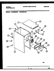 04 - Cabinet And Control Parts parts for Frigidaire Compactor MTC500AWW2 from AppliancePartsPros.com