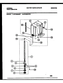 05 - Screw-Power And Ram Assembly parts for Frigidaire Compactor MTC500AWW2 from AppliancePartsPros.com
