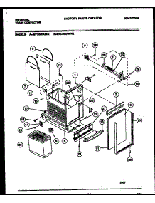 06 - Latch And Container Assembly parts for Frigidaire Compactor MTC500AWW2 from AppliancePartsPros.com