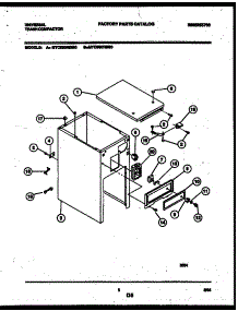 04 - Cabinet And Control Parts parts for Frigidaire Compactor MTC500RBS0 from AppliancePartsPros.com