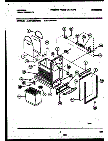 06 - Latch And Container Assembly parts for Frigidaire Compactor MTC500RBS0 from AppliancePartsPros.com