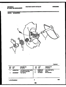03 - Cam parts for Frigidaire Dishwasher MDB532RBR0 from AppliancePartsPros.com