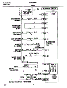 08 - Wiring Diagram parts for Frigidaire Dishwasher MDB122RFS0 from AppliancePartsPros.com