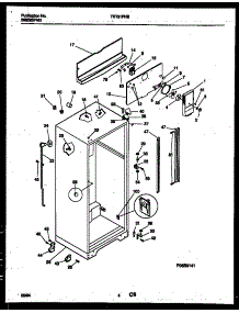 03 - Cabinet Parts parts for Frigidaire Refrigerator TRT21PNBW0 from AppliancePartsPros.com