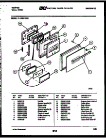 03 - Door Parts parts for Frigidaire Oven 11-1969-00-03 from AppliancePartsPros.com