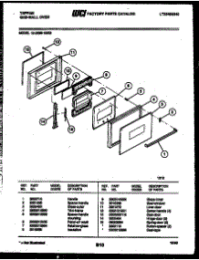 04 - Door Parts parts for Frigidaire Oven 12-2299-00-02 from AppliancePartsPros.com