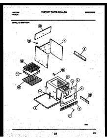 06 - Wrapper And Body Parts parts for Frigidaire Oven 12-3699-00-04 from AppliancePartsPros.com
