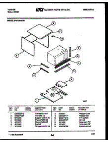 03 - Upper Body Parts parts for Frigidaire Oven 57-2729-00-01 from AppliancePartsPros.com
