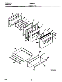 06 - Door / Drawer parts for Frigidaire Oven TGB557CES2 from AppliancePartsPros.com