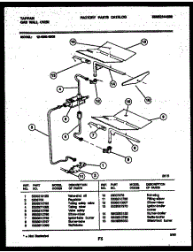 05 - Burner And Gas Control parts for Frigidaire Oven 12-4980-00-05 from AppliancePartsPros.com