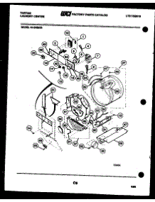04 - Console, Control And Drum parts for Frigidaire Washer Dryer Combo 44-2408-23-03 from AppliancePartsPros.com