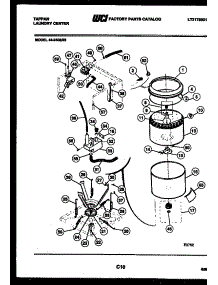 06 - Tubs, Water Valve And Lid Switch parts for Frigidaire Washer Dryer Combo 44-2408-23-03 from AppliancePartsPros.com