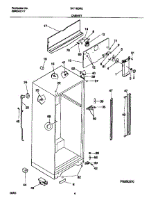 03 - Cabinet parts for Frigidaire Refrigerator TRT18GREW7 from AppliancePartsPros.com