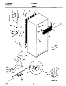 05 - System parts for Frigidaire Refrigerator TRT16NRHD1 from AppliancePartsPros.com