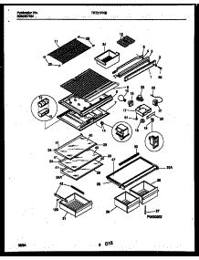 05 - Shelves And Supports parts for Frigidaire Refrigerator TRT21PNBD0 from AppliancePartsPros.com