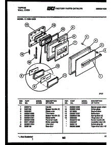 03 - Door Parts parts for Frigidaire Oven 11-1969-00-02 from AppliancePartsPros.com