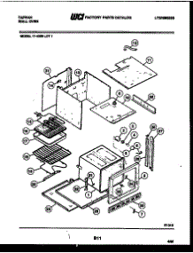 03 - Body Parts parts for Frigidaire Oven 11-4369-00-01 from AppliancePartsPros.com