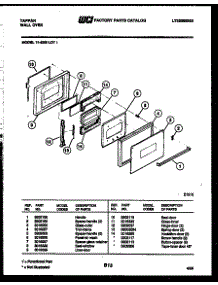04 - Door Parts parts for Frigidaire Oven 11-4369-00-01 from AppliancePartsPros.com
