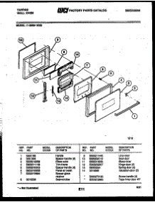 03 - Door Parts parts for Frigidaire Oven 11-5969-00-03 from AppliancePartsPros.com