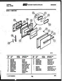 06 - Door Parts parts for Frigidaire Oven 11-5969-00-03 from AppliancePartsPros.com