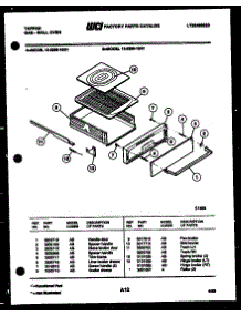05 - Broiler Drawer Parts parts for Frigidaire Oven 12-5299-00-01 from AppliancePartsPros.com
