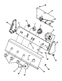 05 - Control Panel parts for Frigidaire Washer TWX233RBD2 from AppliancePartsPros.com