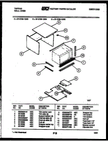 03 - Upper Body Parts parts for Frigidaire Oven 57-2709-10-05 from AppliancePartsPros.com