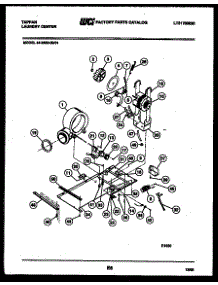 04 - Motor, Blower And Idler Arm Assembl parts for Frigidaire Washer Dryer Combo 44-2409-23-01 from AppliancePartsPros.com