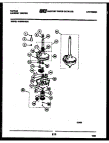 07 - Transmission Parts parts for Frigidaire Washer Dryer Combo 44-2409-23-01 from AppliancePartsPros.com
