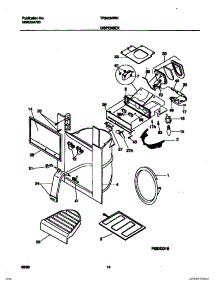 08 - Ice Dispenser parts for Frigidaire Refrigerator TRS20WRHW0 from AppliancePartsPros.com