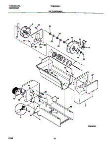 09 - Ice Container parts for Frigidaire Refrigerator TRS20WRHW1 from AppliancePartsPros.com