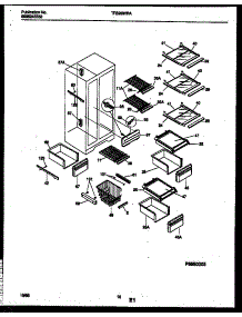 06 - Shelves And Supports parts for Frigidaire Refrigerator TRS26WRAB0 from AppliancePartsPros.com